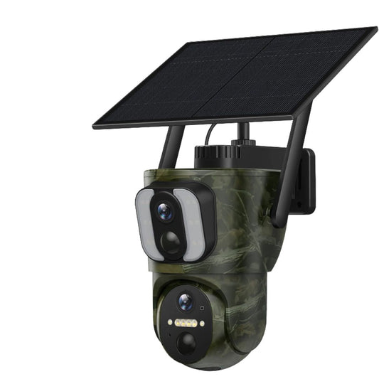 Caméra d'observation Naturecam 4K 4G avec diffusion en direct et panneau solaire